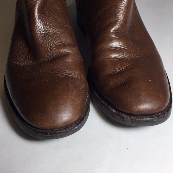 Tory Burch Julian Riding Boots Fig Brown Size 7 - Picture 5 of 8